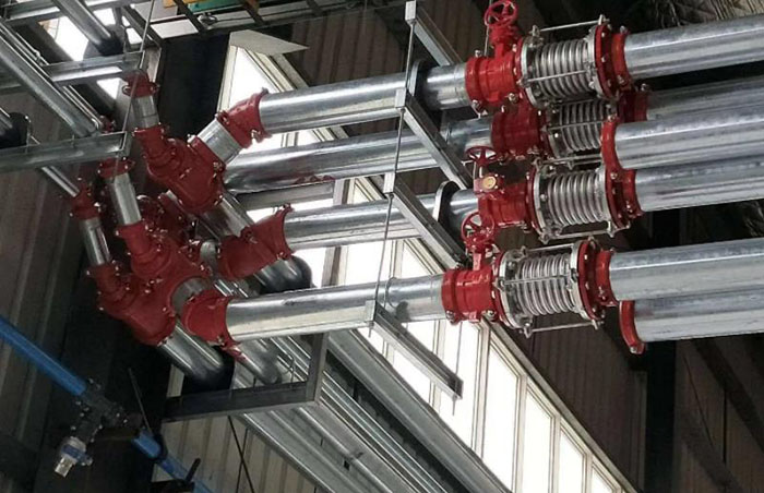 不銹鋼波紋補償器使用現(xiàn)場